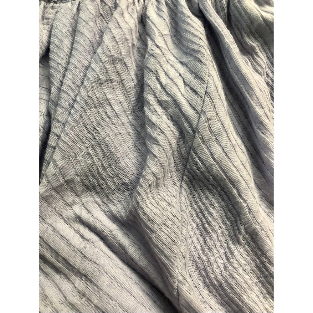 Free People Light Blue Embroidered Boho Handkerchief Skirt - Picture 6 of 8